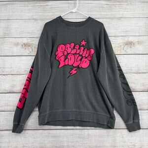 Rolling Loud Graffiti Art Crewneck Sweatshirt Adult XL Gray Pink Sleeve Art